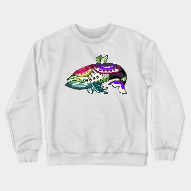 Wind Fish Crewneck Sweatshirt by xartt